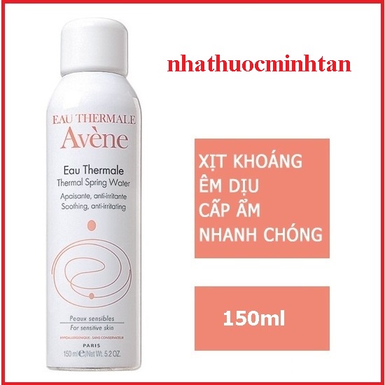 Xịt Khoáng Avene Thermal Spring Water Giúp Dịu Da Cấp Nước Nhanh Chóng