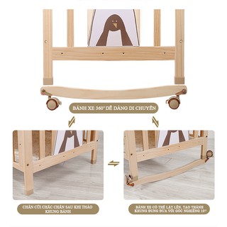 COMBO GIƯỜNG CŨI ĐA NĂNG Runakids