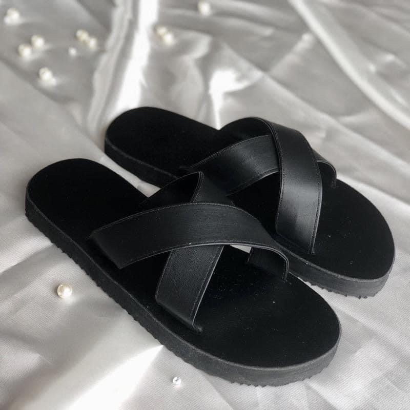 Sandal chéo nam nữ