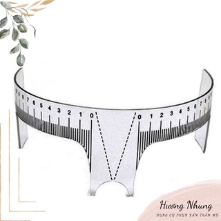 Thước nhựa cong chữ M dùng trong phun xăm, spa