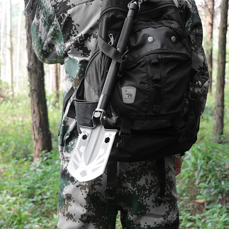 Xẻng Đa Năng [ 2 Khúc ] Xếp Gọn Đi Phượt, Cắm Trại