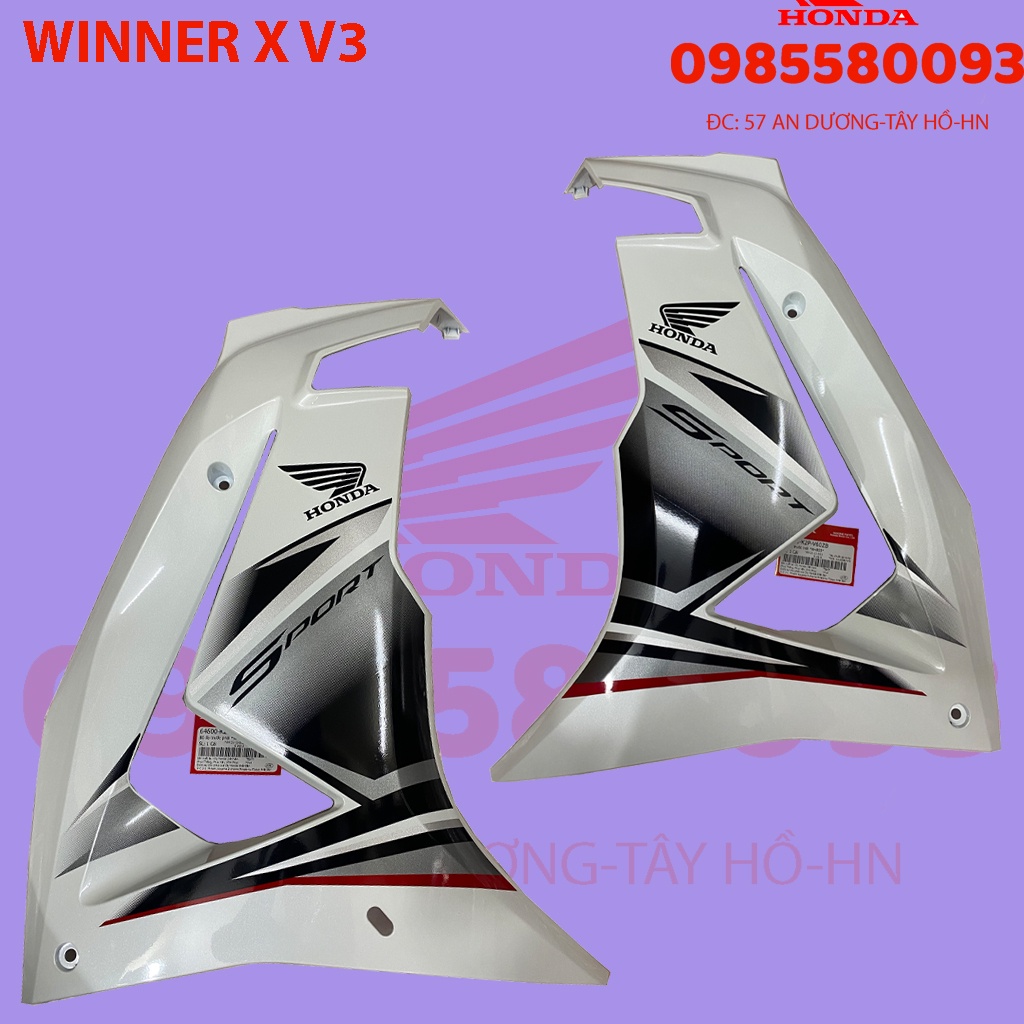 DÀN ÁO, BỘ VỎ, WINNER X V3 2022 MÀU TRẮNG