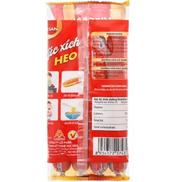 Thùng 25 Gói Xúc Xích heo Vissan Gói 280g