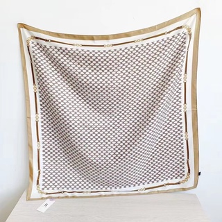 Khăn Lụa Vuông 90X90Cm Họa Tiết Chấm Bi