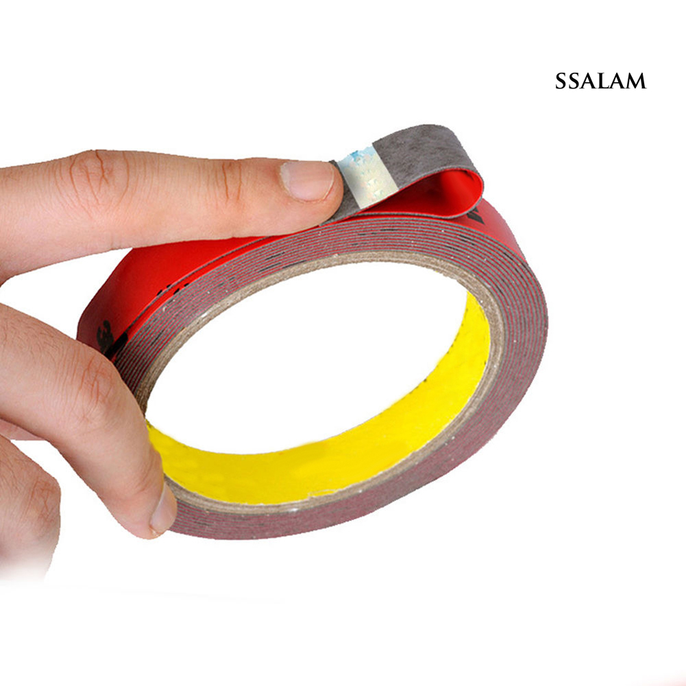 1 Cuộn Băng Keo Hai Mặt Bằng Acrylic Siêu Dính Dùng Trang Trí Nhà Cửa / Xe Hơi