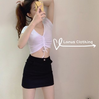 Áo croptop rút dây [có ảnh thật]