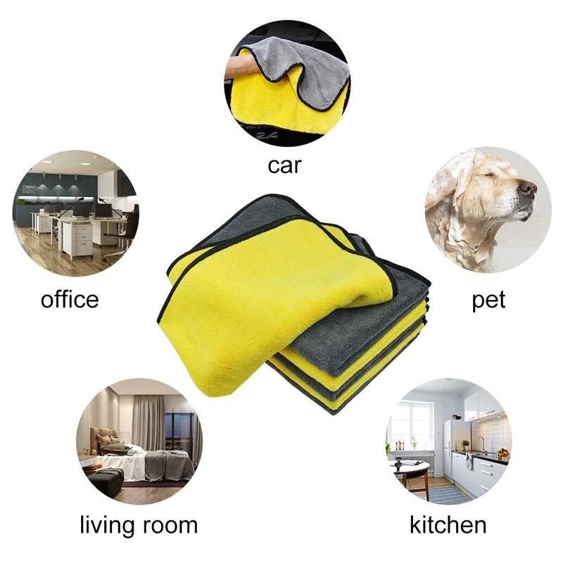 Khăn lau xe chuyên dụng Microfiber siêu thấm không rút sợi.
