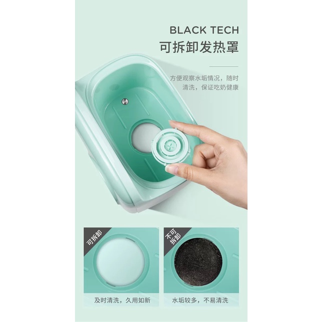 Máy hâm sữa tiệt trùng chính hãng OIDIRE  2 bình đa năng, màn hình cảm ứng tiện lợi- thương hiệu nổi tiếng ĐỨC