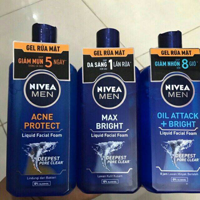 Gel Rửa Mặt Nivea Men 150ml