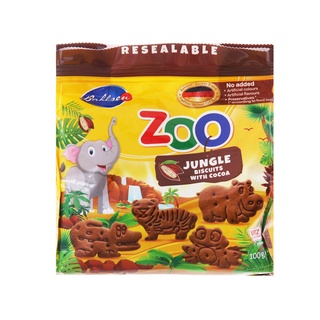 Bánh quy cacao hình thú Bahlsen Zoo gói 100g
