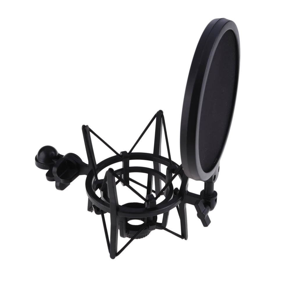 Shock Mount kèm màng lọc âm cho Mic thu âm