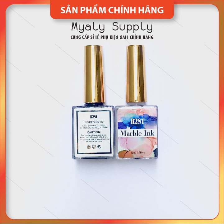 Set Cồn Loang Nail B281 12 Màu 15ml SP000186