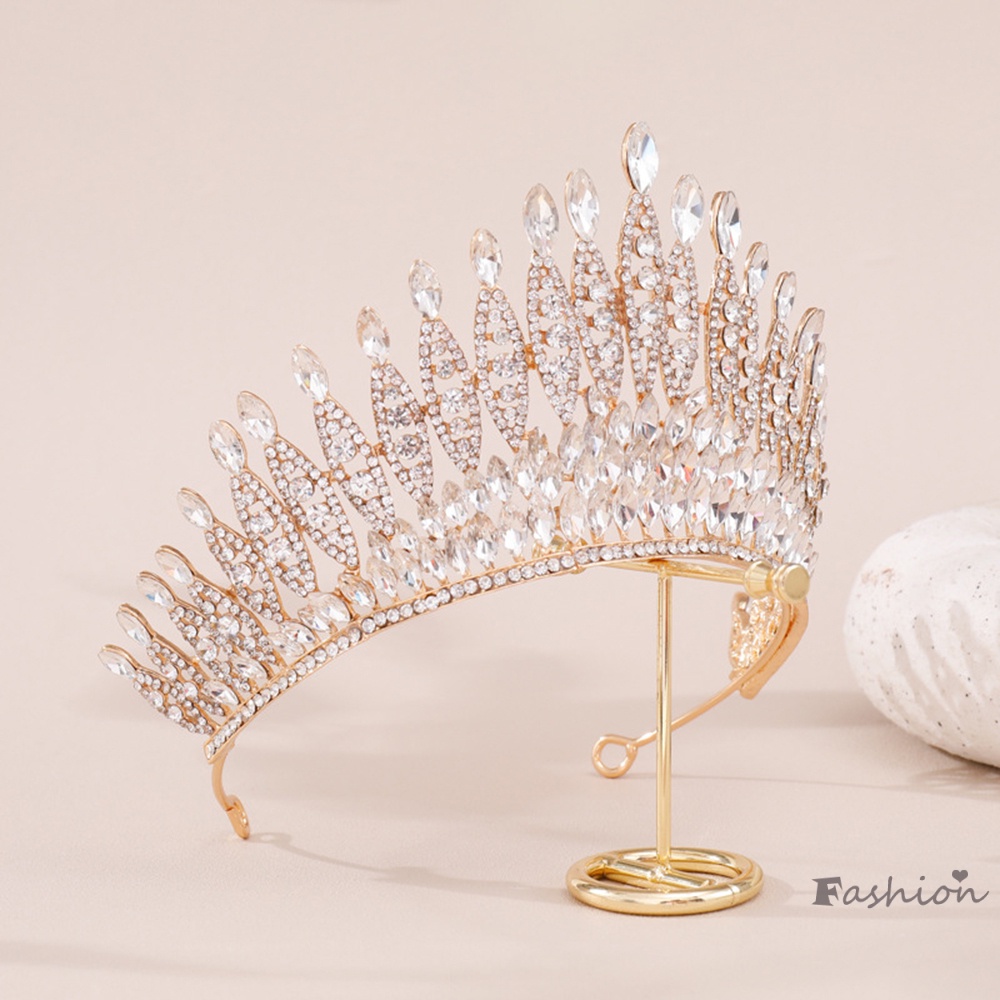 Vương Miện Đính Đá Lấp Lánh Nhiều Màu Sắc Trang Trí Sân Khấu