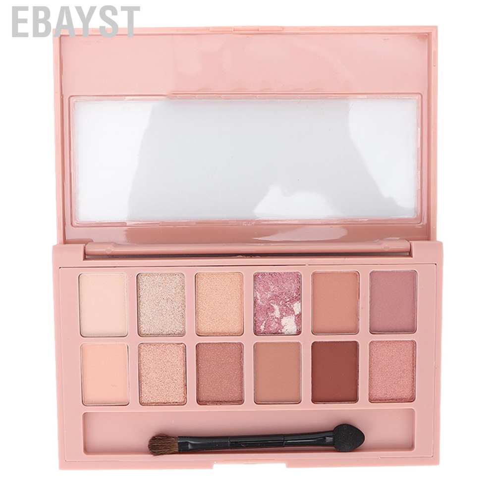 Bảng phấn mắt 12 màu lì và kim tuyến lâu trôi 7.2g # 01
