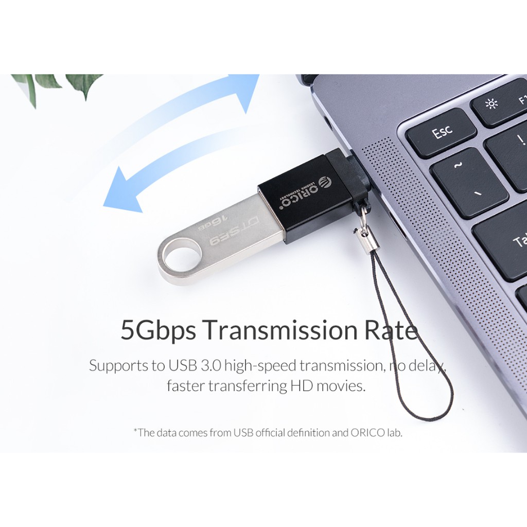 Adapter OTG Orico chuyển USB Type-A 3.0 sang USB Type-C