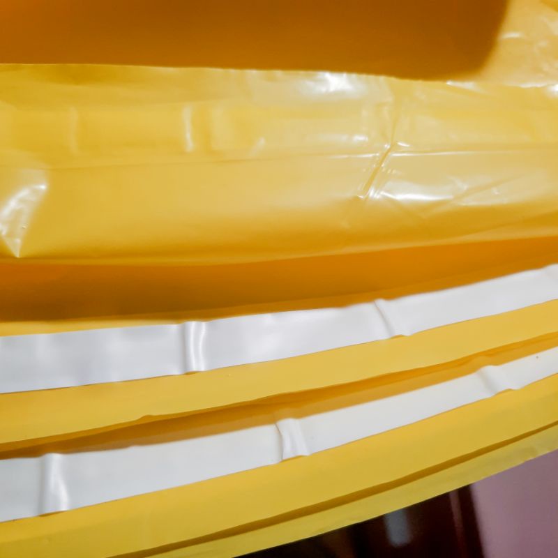 [PASS] Túi niêm phong màu vàng tươi có keo dán size 25x35cm gói hàng dành cho shop
