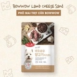 Bánh snack thưởng cho chó Bow Wow Lamb Cheese Sand 100g