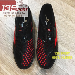 [FREESHIP 99K]Giày đá bóng Mizuno Ignitus TF Đen đỏ (Combo Giày + Túi rút)