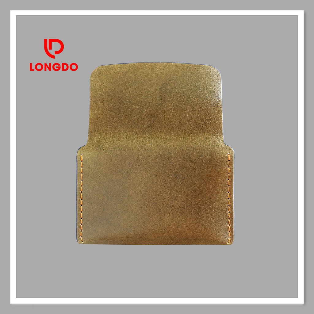 Ví đựng name card cao cấp - Cam kết 100% da bò thật - Hàng chính hãng thương hiệu Longdo Leather C01