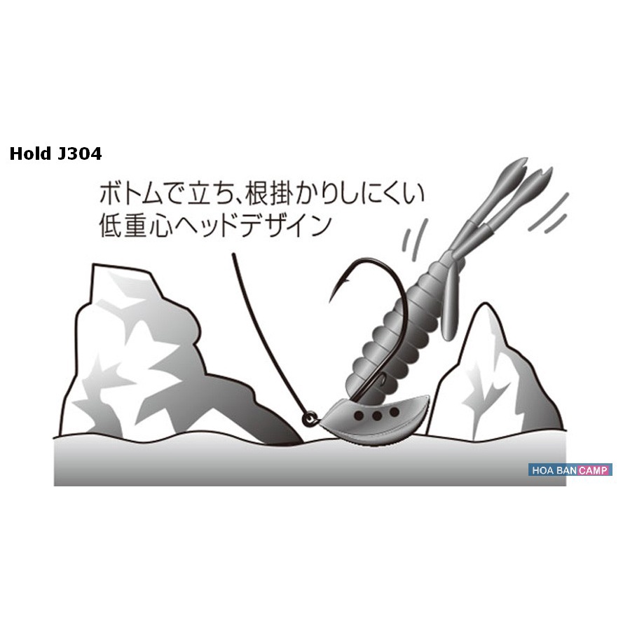 Lưỡi Câu Jig Head Sleeper Hold J304 | 5g - 3 chiếc/ vỉ