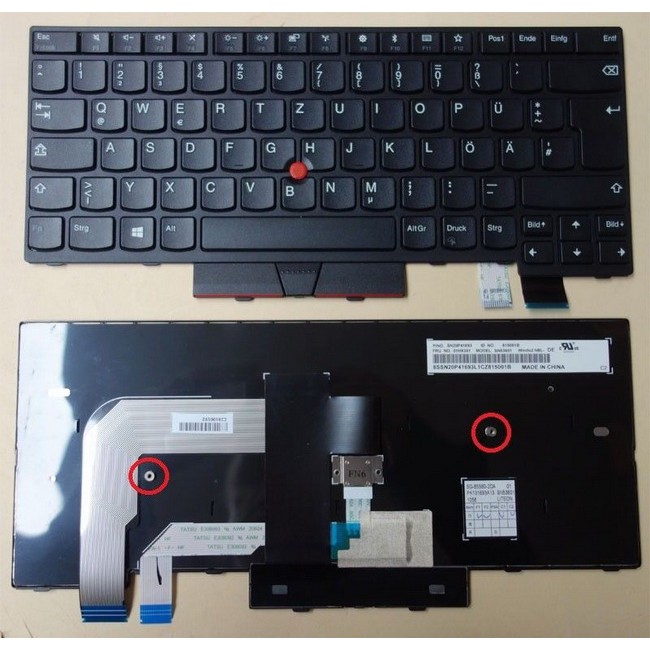 Bàn phím laptop Lenovo ThinkPad T470, T470p, T470s (có led)