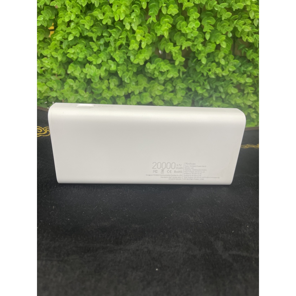 Pin Sạc Dự Phòng 20000mAh C20Q Yoobao PD 20 Sạc Nhanh Công Suất 22,5W- Dùng cho Iphone 11,12, Huawei. Thiết Kế Đẹp Mắt.