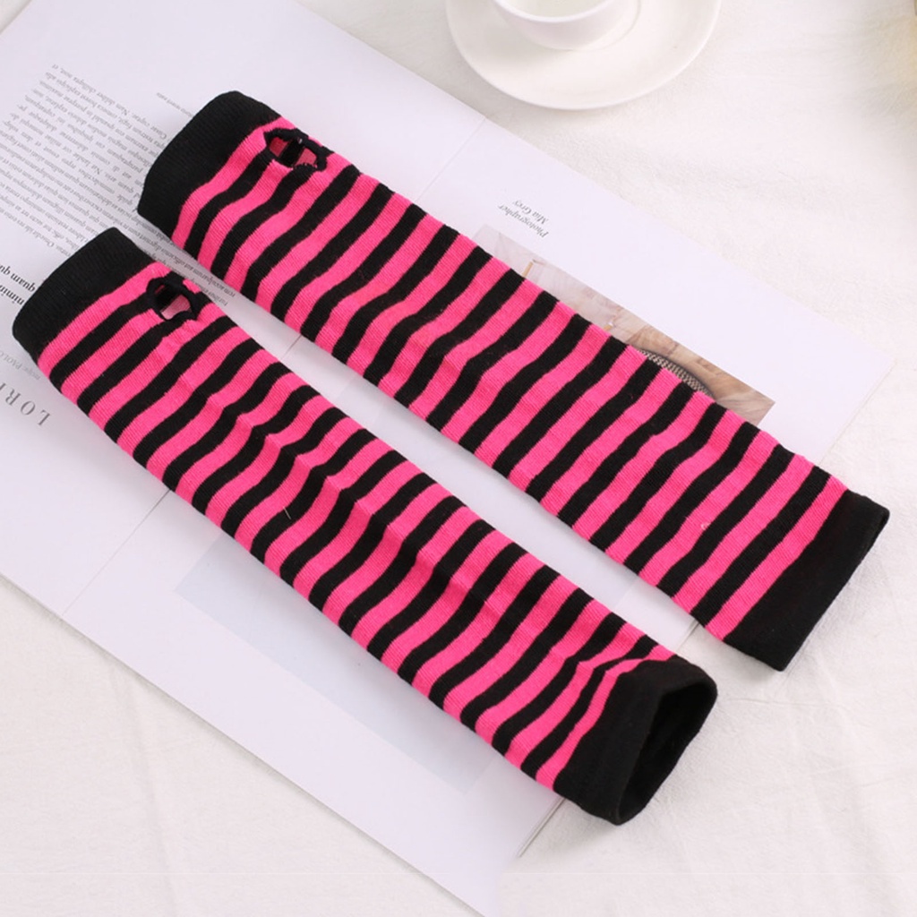 Găng tay dệt kim hở ngón giữ ấm mùa đông