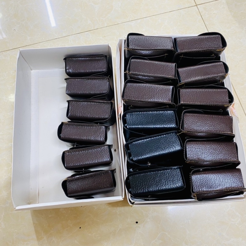 Kính lão gọng gấp nhựa dẻo kèm hộp khăn