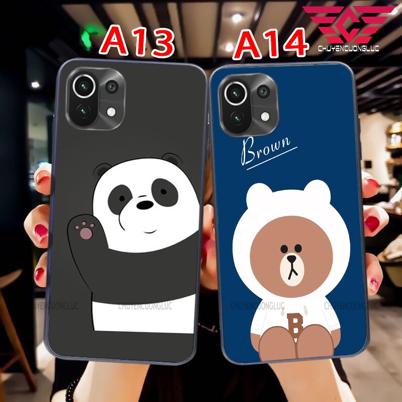 ỐP LƯNG XIAOMI MI 11 LITE GẤU DỄ THƯƠNG MẶT SAU BẰNG KÍNH