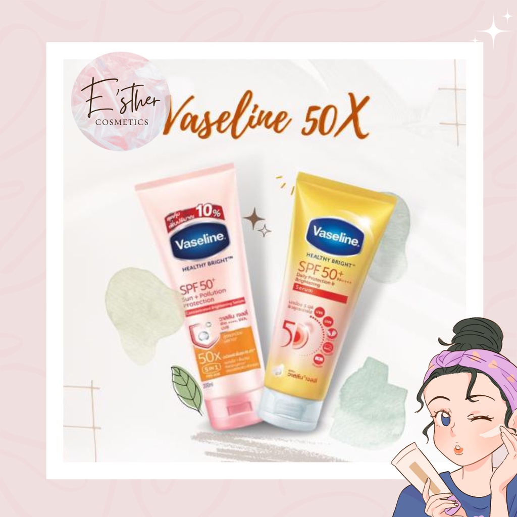 Sữa dưỡng thể Vaseline 4x Thái Trắng da Nâng tone