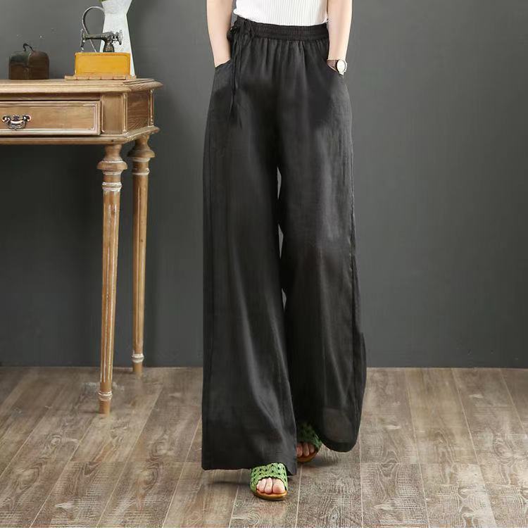 quần ống rộng 100% Cotton Phong Cách Retro Cho Nữ | BigBuy360 - bigbuy360.vn