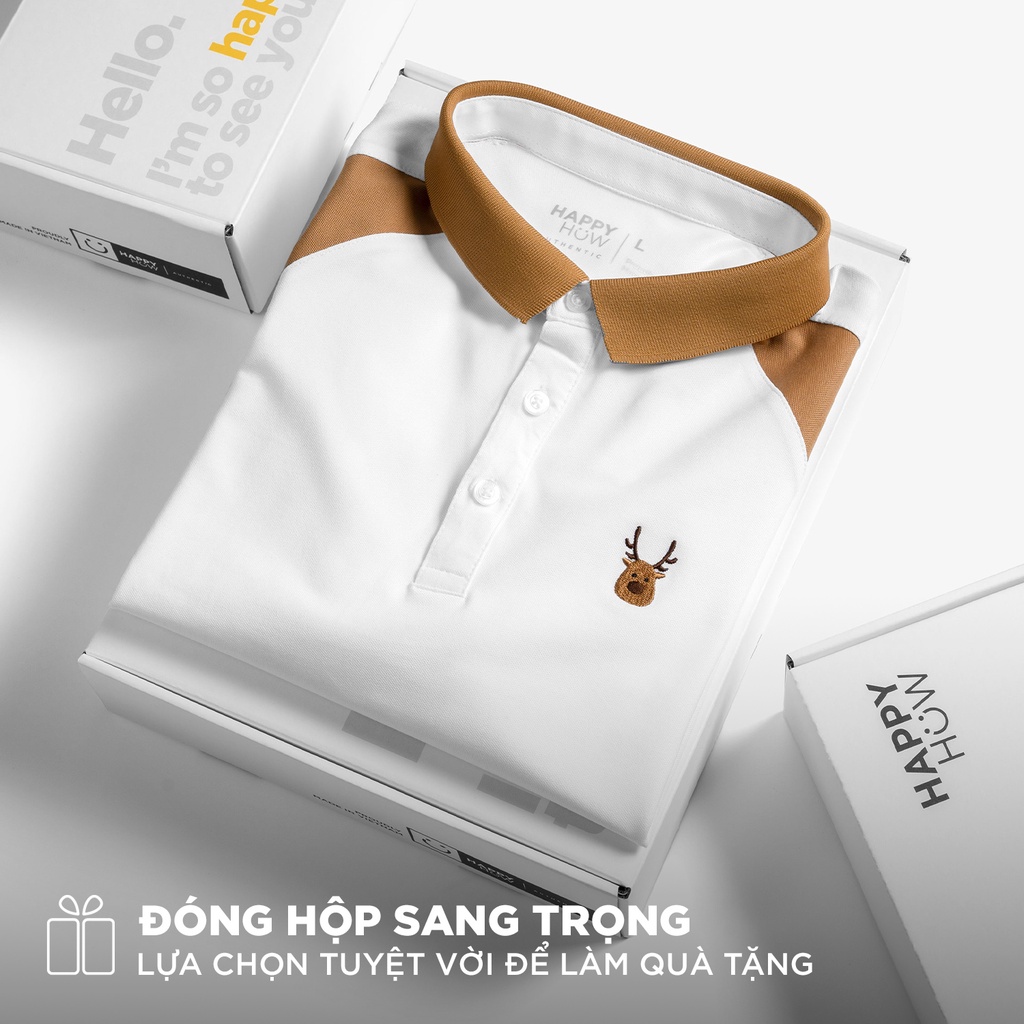 Áo POLO nam cổ bẻ KOLA vải cá sấu Cotton xuất xịn,chuẩn form, sang trọng - thanh lịch - HAPPYHOW