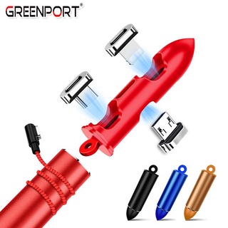 Greenport Hộp Đựng Cáp Sạc Nam Châm Cổng Micro Usb Type C Chống Rối Tiện Dụng