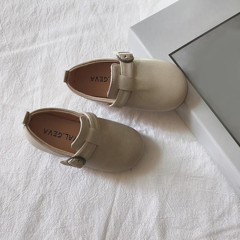 Giày Búp Bê Mũi Tròn Kiểu Công Chúa Dễ Thương Cho Bé Gái