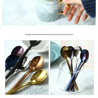 Thìa cafe, Thìa INOX 304 nhiều màu