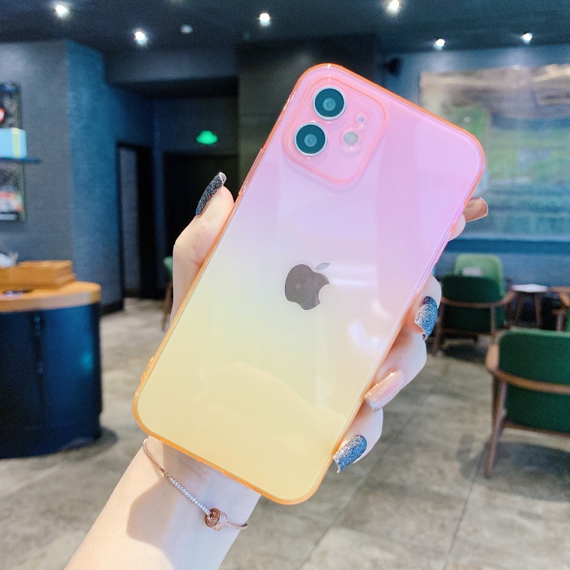 Ốp Iphone 11 Vỏ Điện Thoại Di Động Silicon Vỏ Mềm Cho 6 6p 6s 6sp Se2020 7 7p 8 8p X Xr Xsmax 11promax 12mini Gradient Trường Hợp | BigBuy360 - bigbuy360.vn