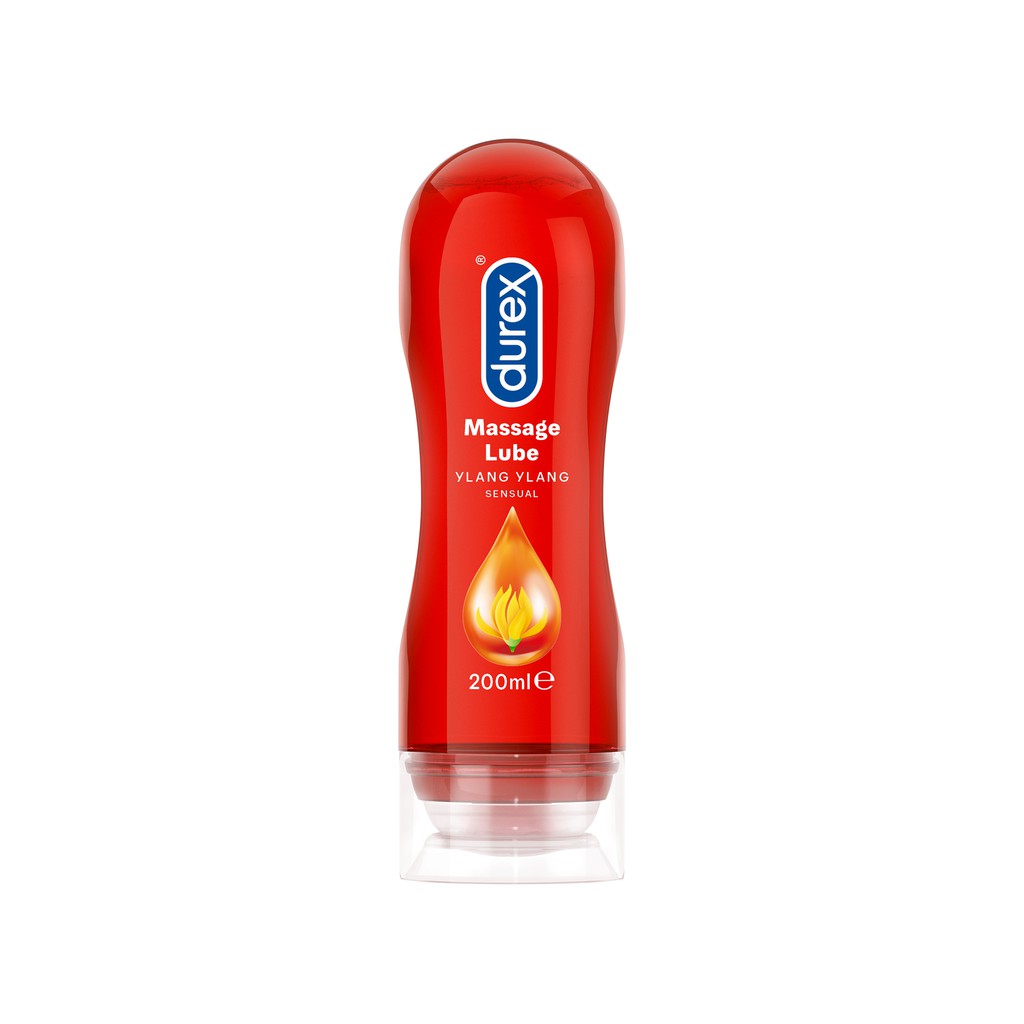 Gel bôi trơn Durex Massage Lube Ylang Ylang 200ml tăng cảm giác, hàng Úc chuẩn, che tên khi giao hàng