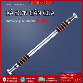 ⚡FREESHIP⚡ Thanh xà đơn inox cao cấp gắn cửa, xà ngang treo tường tập gym đa năng chịu lực tốt, giúp tăng chiều cao