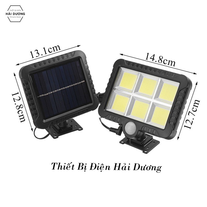 Combo 10 đèn năng lượng mặt trời 120 mắt cob