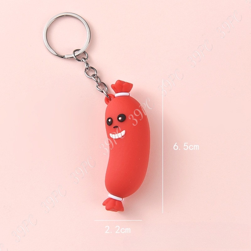 [39PC] Móc Khóa Hoạt Hình Mẫu Mới Hình Gấu, Mèo Con, Khỉ Con, Heo Con, Thỏ Con
