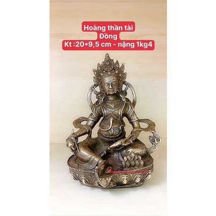 Tượng đồng Hoàng thần tài mật tông
