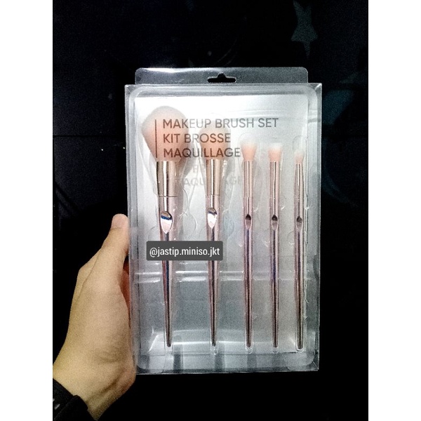 Miniso 🆕 Bộ 5 cọ trang điểm UP BRUSH