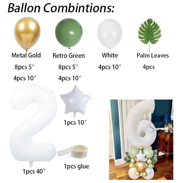 SET CHÙM BÓNG SINH NHẬT ,HAPPY BIRTHDAY TỰ LÀM , BÓNG NHÔM SỐ