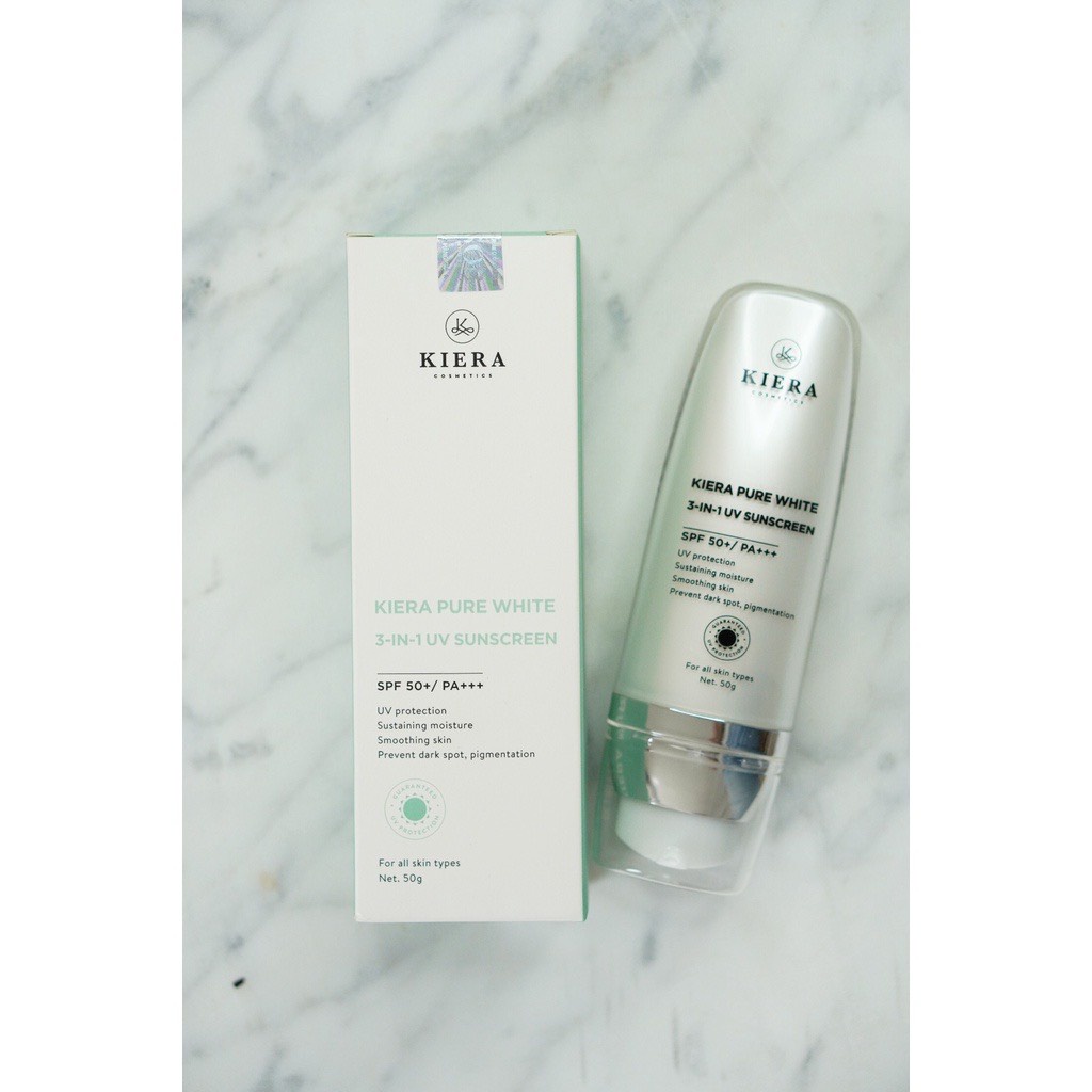 Kem chống nắng Kiera Pure White 3in1 UV Sunscreen