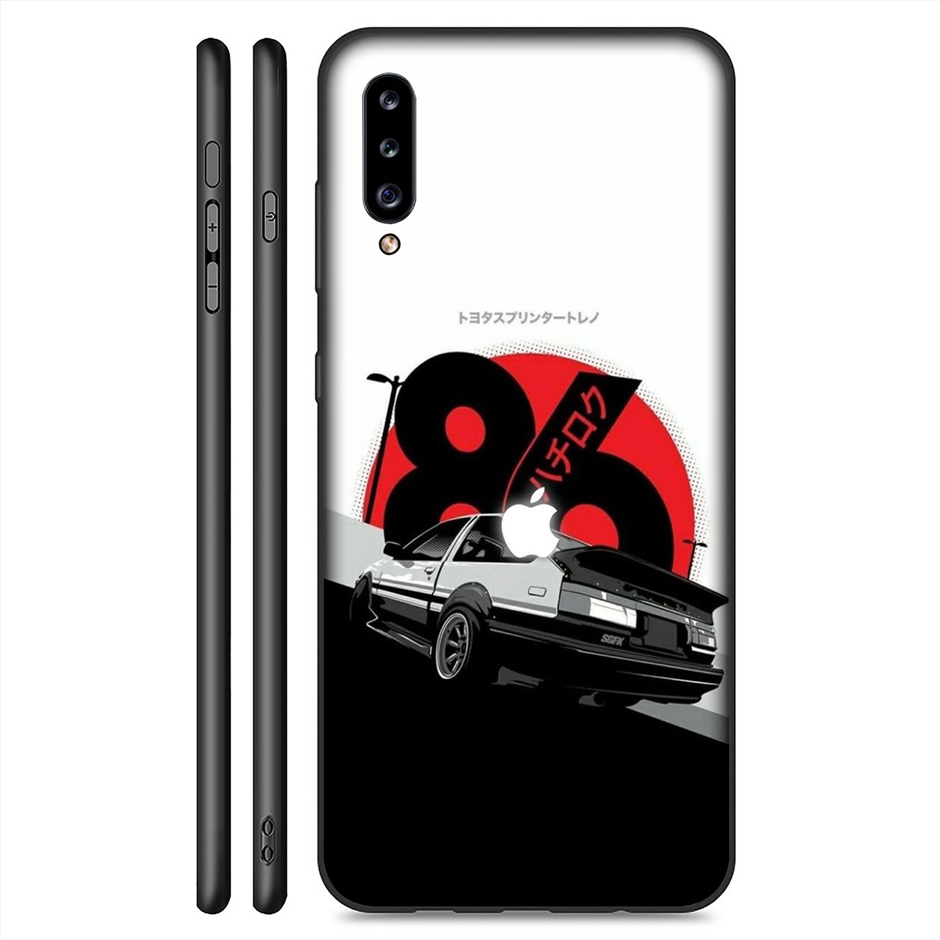 Ốp điện thoại mềm họa tiết Initial D First Stage AE86 cho iPhone XR X XS Max 7 8 6 6s Plus + 6Plus 7Plus 8Plus