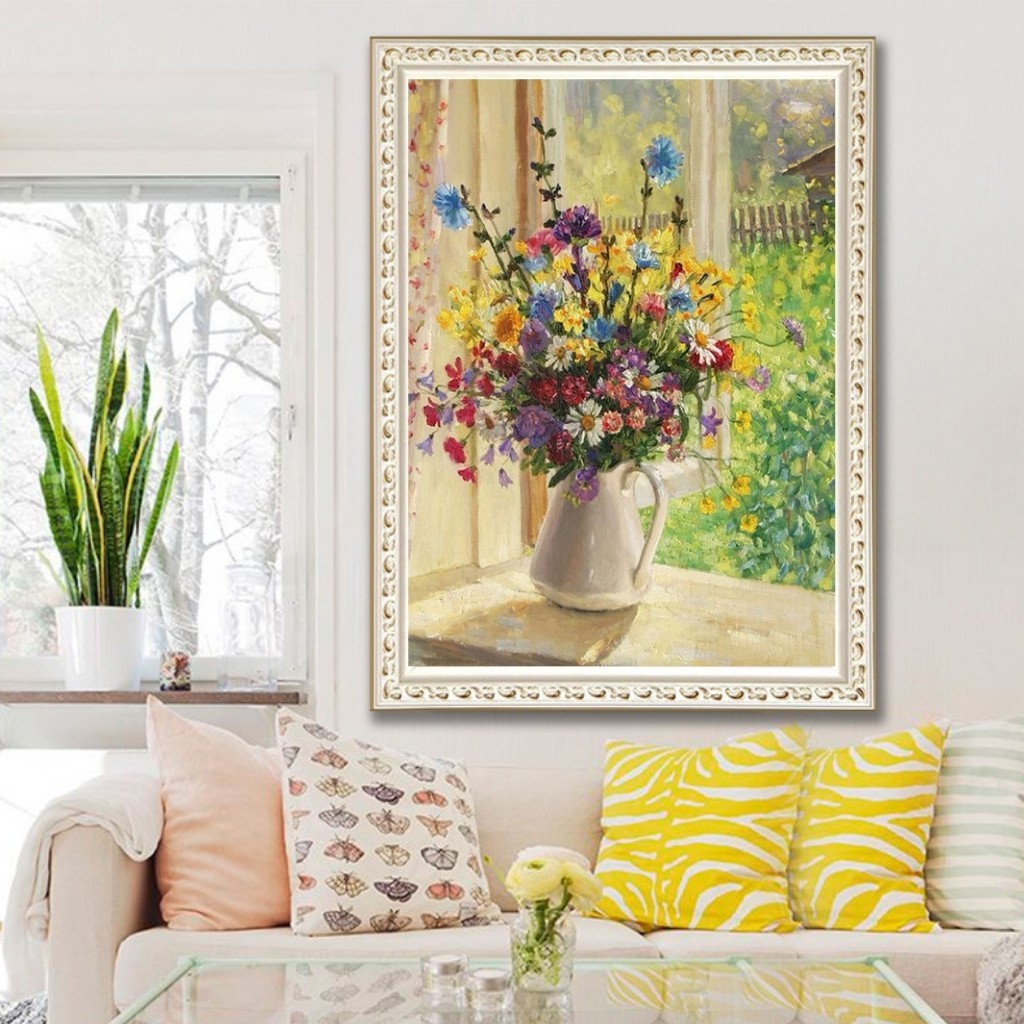 Tranh đính đá 5D tự làm nhiều mẫu có sẵn (đủ dụng cụ đi kèm) | BigBuy360 - bigbuy360.vn