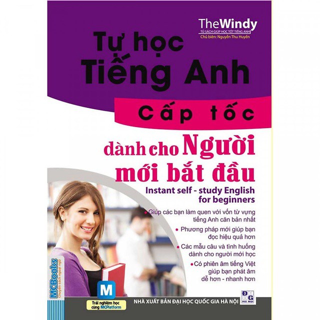 Sách - Tự Học Tiếng Anh Cấp Tốc Cho Người Mới Bắt Đầu (Tái bản 2020)