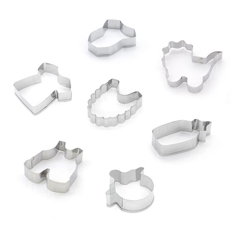 Bộ 7 Dụng Cụ Tự Làm Bình Sữa Em Bé Bằng Thép Không Gỉ