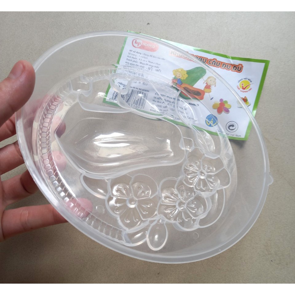 Khuôn làm thạch rau câu Hofaco HPB59 hình hoa đu đủ [19*3.5cm]