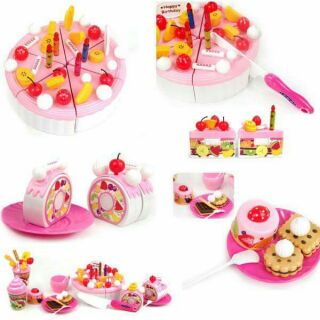 BỘ ĐỒ CHƠI CẮT BÁNH SINH NHẬT LUXURY FRUIT CAKE
